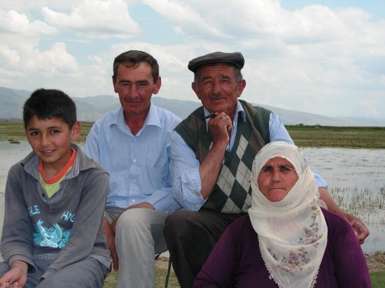 La famille de Mehmet qui nous accueille